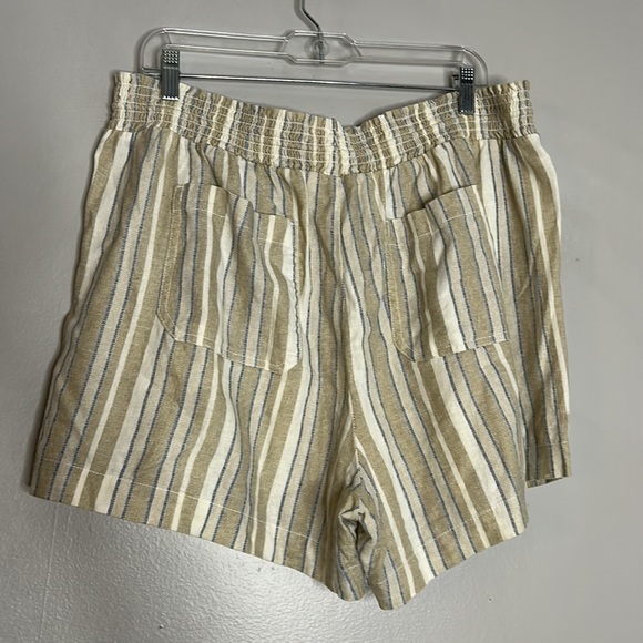 BRIGGS Bohemian Linen shorts plus size women’s XL casual chic summer - Picture 5 of 7